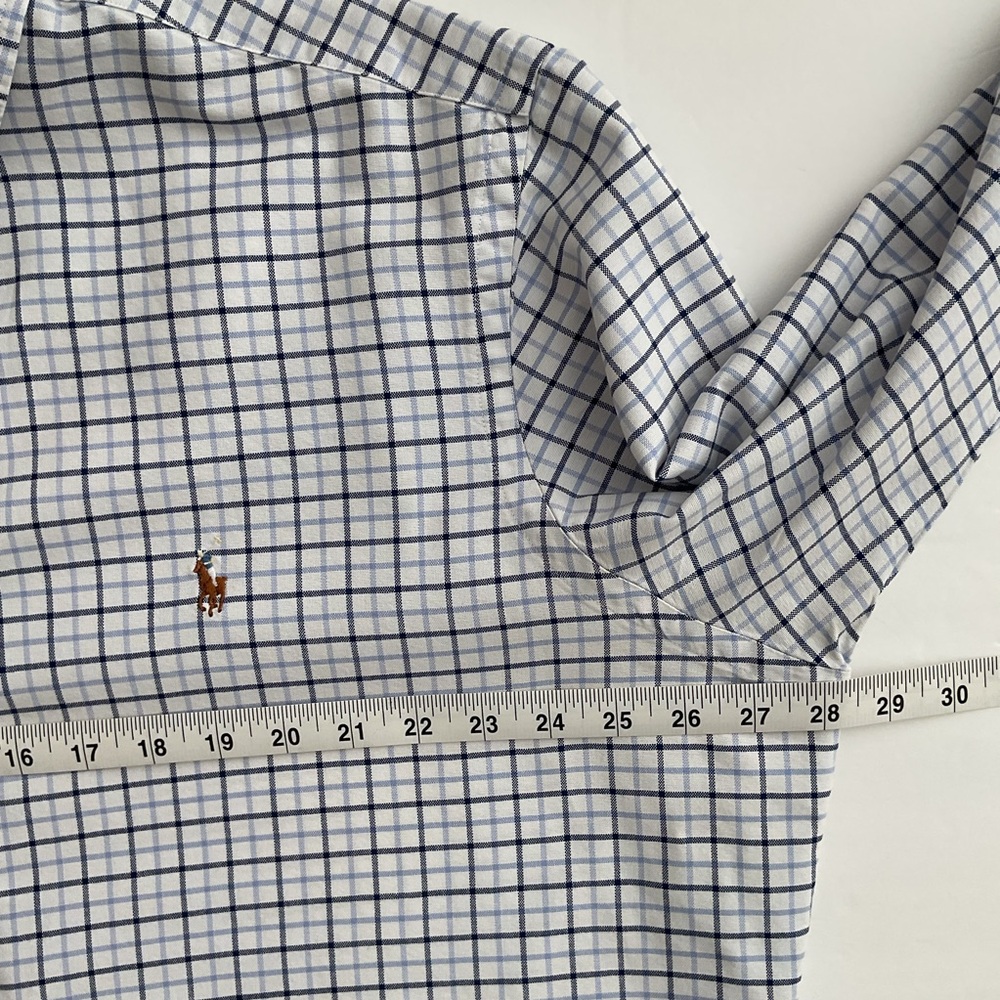 Ralph Lauren Men’s Shirt Plaid Longer Sleeves Size XXL - Picture 4 of 7